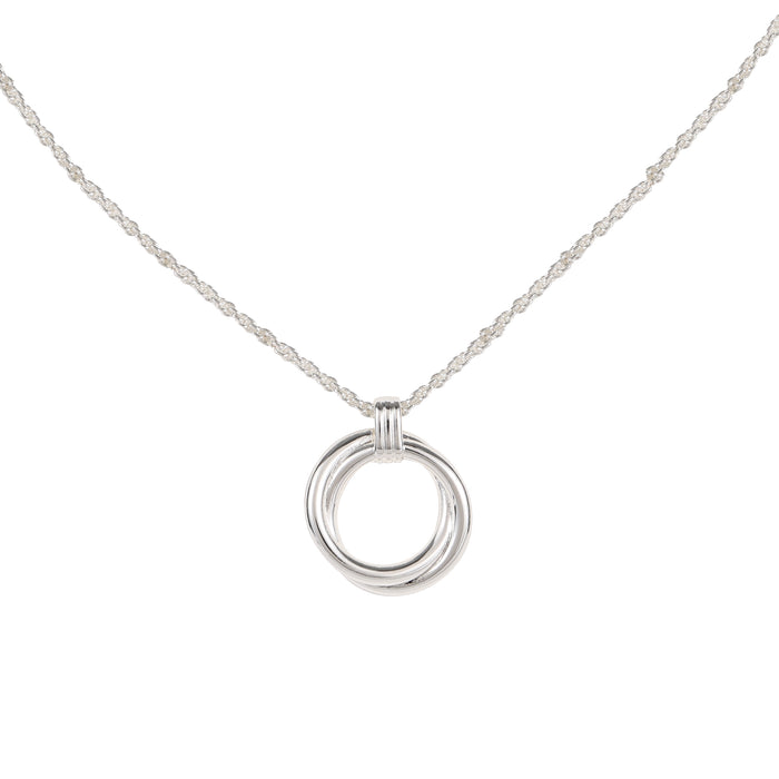 RHODIUM PLATED NECKLACE N1929RHODIUM