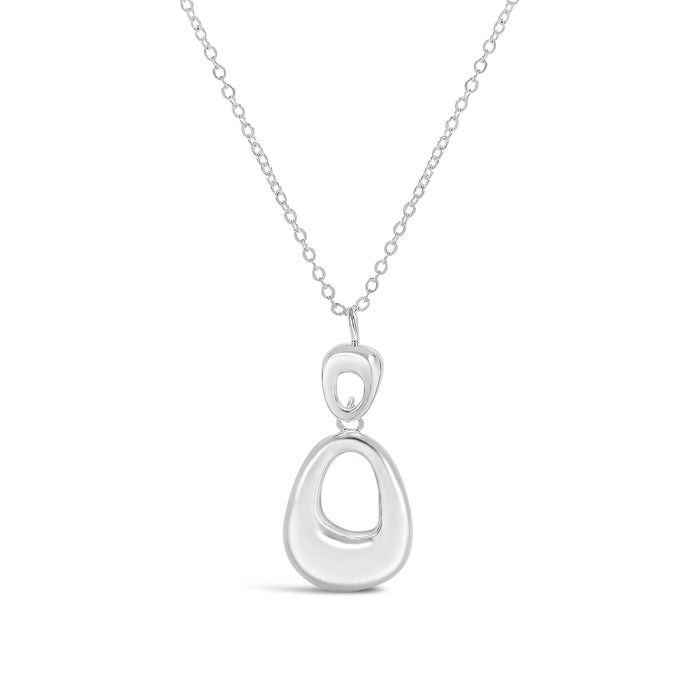 SILVER PLATED NECKLACE WITH A FREE GIFT BOX.N2023SILVER