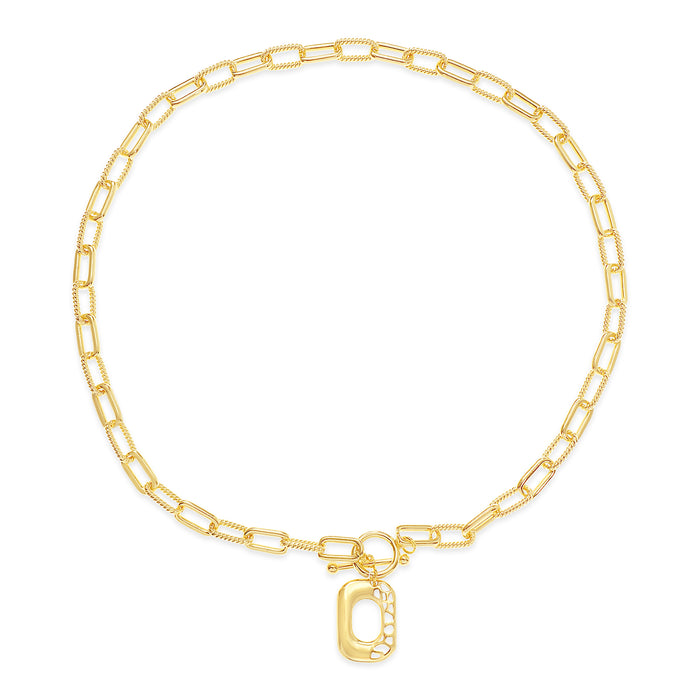 14K GOLD PLATED NECKLACE .N2161 WITH A FREE GIFT BOX