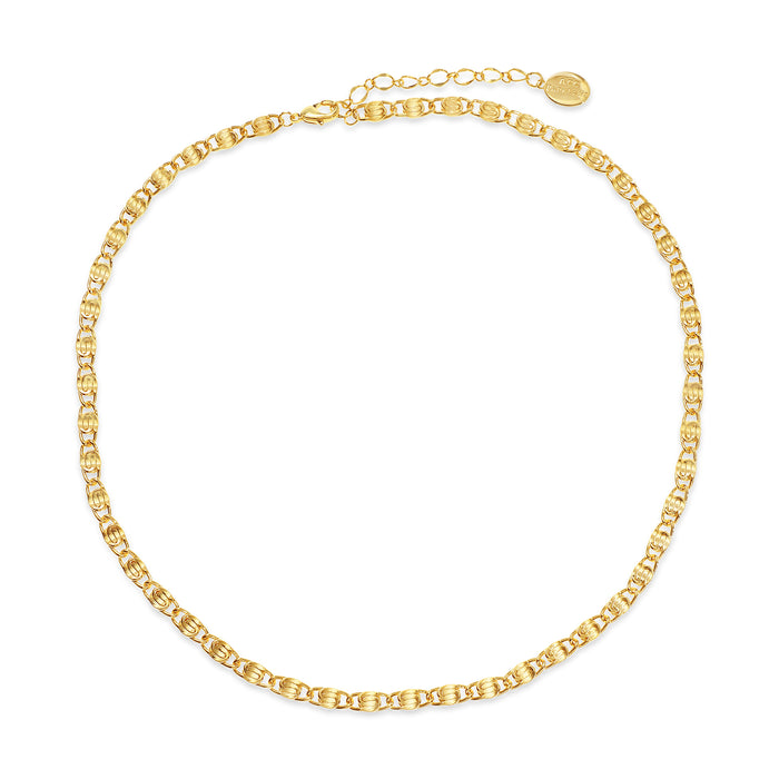14K GOLD PLATED NECKLACE .N2164 WITH A FREE GIFT BOX