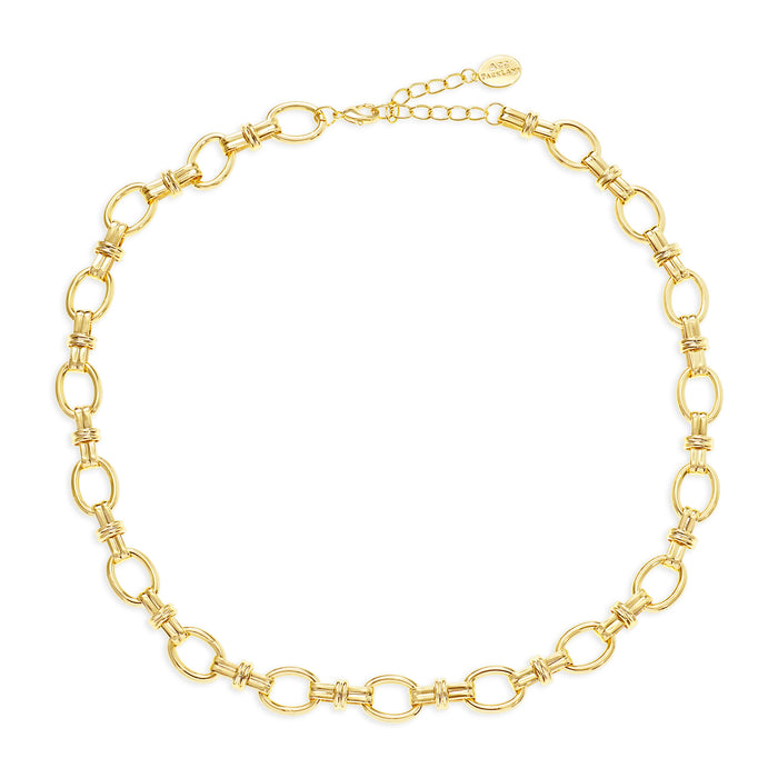 14K GOLD PLATED NECKLACE .N2165GOLD WITH A FREE GIFT BOX