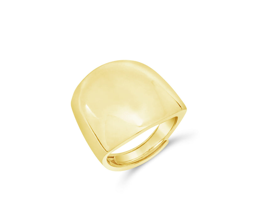 GOLD PLATED ADJUSTABLE RING R1364