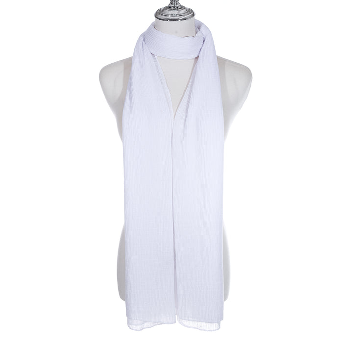 WHITE SCARF SC1212