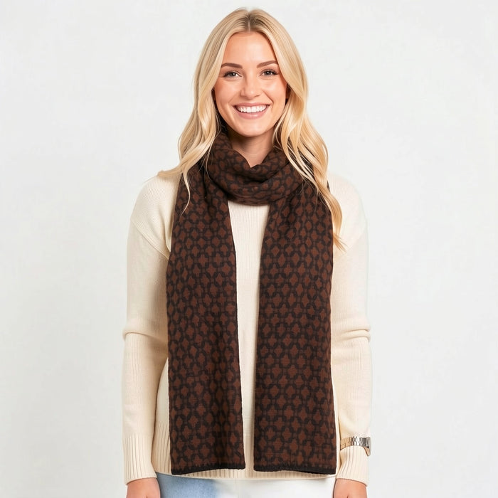 Chocolate Scarf SC1406CHOCOLATE