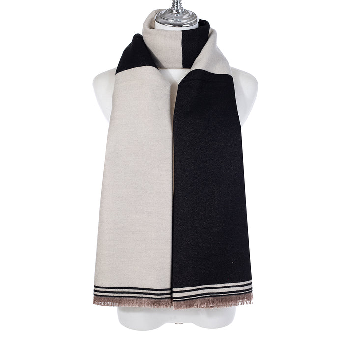 Black/White Scarf SC1412BLACK/WHITE