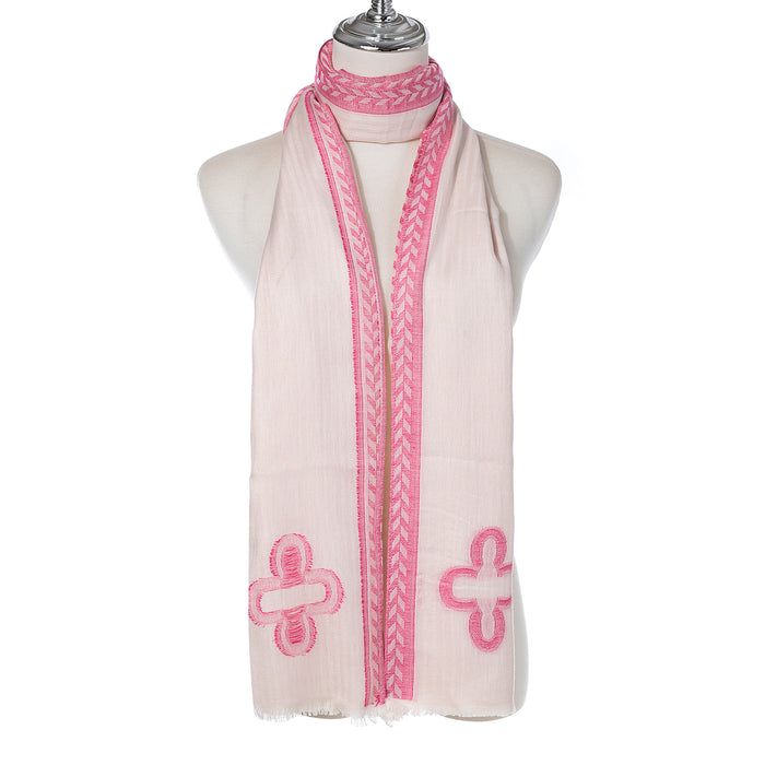 PINK/FUCHSIA SCARF SC1719PINK/FUCHSIA