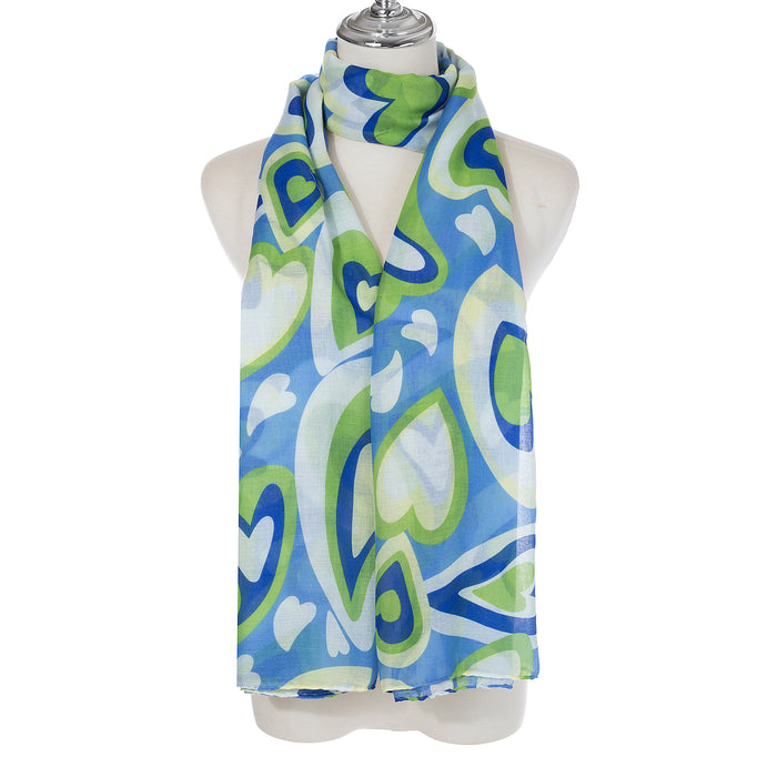 BLUE/GREEN SCARF SC1720BLUE/GREEN