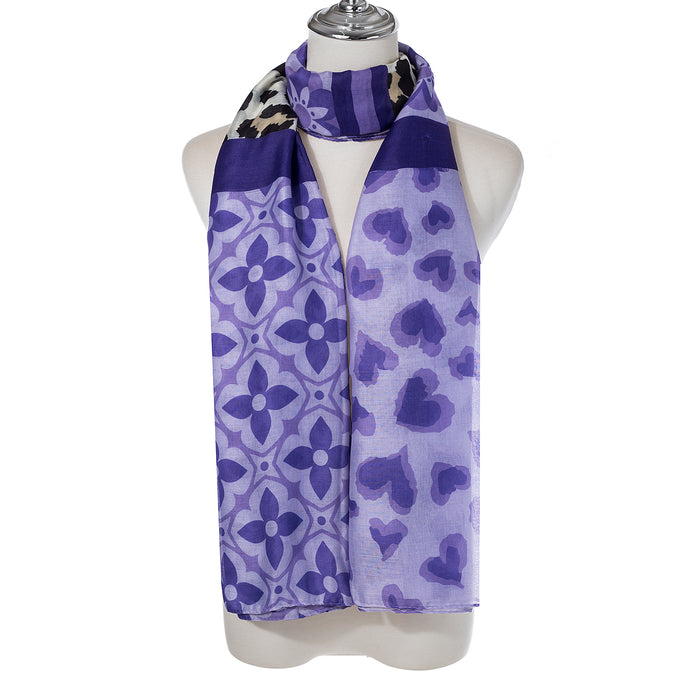 PURPLE SCARF SC1721PURPLE