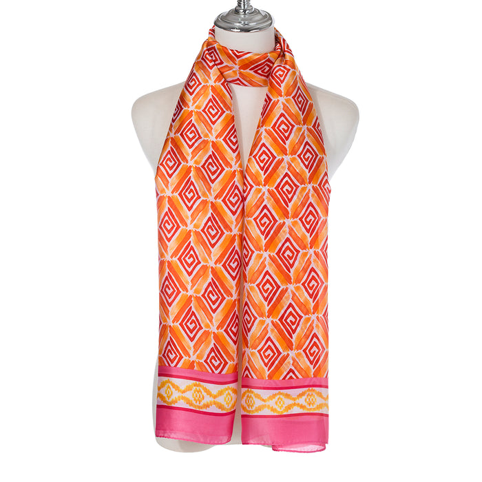 ORANGE/PINK SCARF SC1735ORANGE/PINK