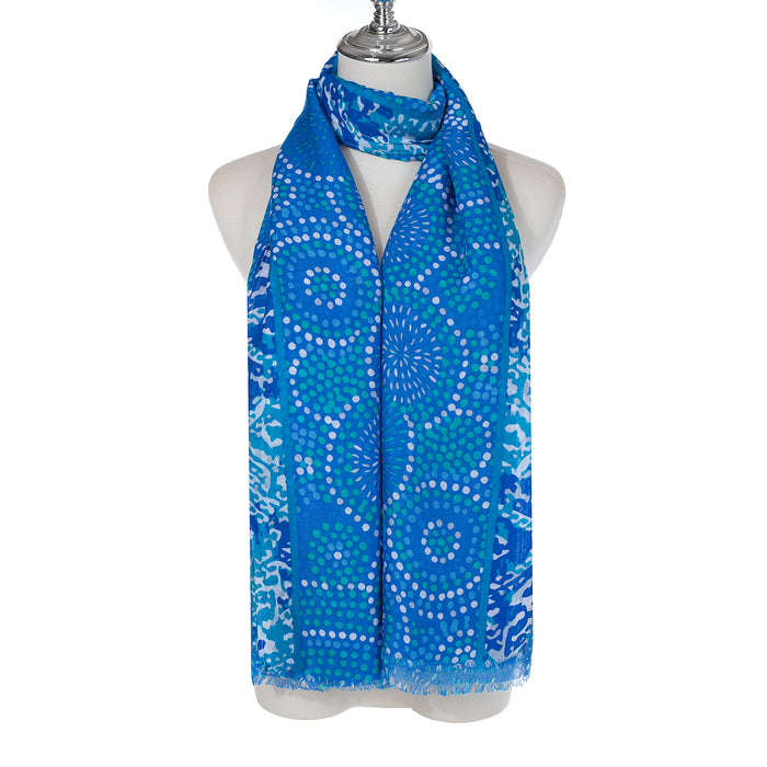 BLUE SCARF SC1746BLUE