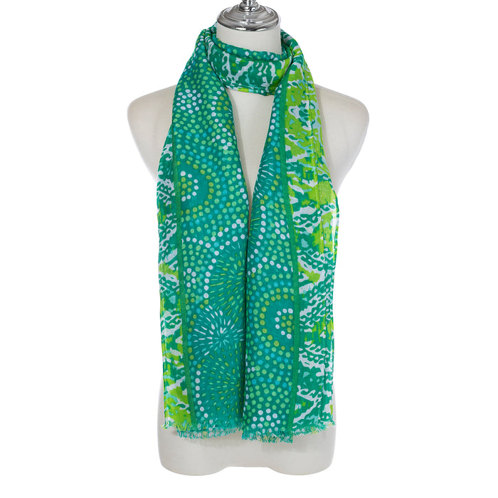 GREEN SCARF SC1746GREEN