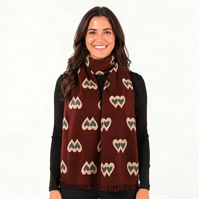 SCARF SC2073REDMAHOGANY