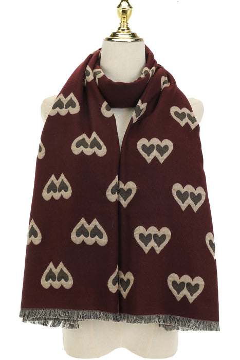 SCARF SC2073REDMAHOGANY