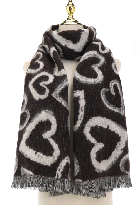 SCARF SC2079CHOCOLATE