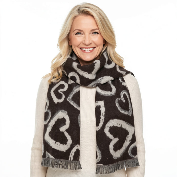 SCARF SC2079CHOCOLATE
