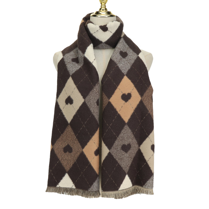SCARF SC2084CHOCOLATE