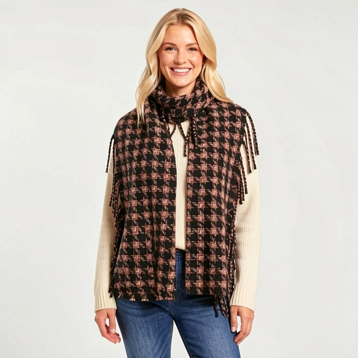SCARF SC2093CHOCOLATE